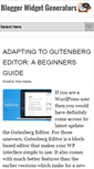 Mobile Screenshot of bloggerwidgetgenerators.com